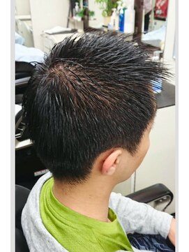 カットハウススペース 人形町 アクティブバーバーメンズスパンショート30代　40代　50代