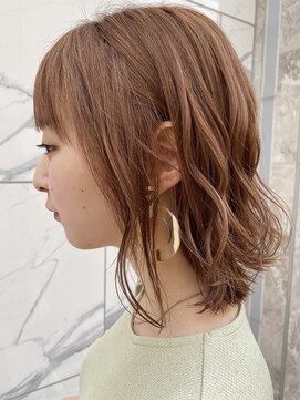 ブリス(VLISS) 外ハネボブ×ピンクベージュ