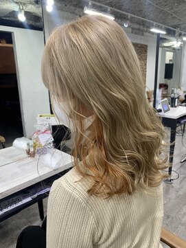 プライズ アイリス 池袋東口店(prize Iris) ブロンドヘア!インナーカラー!ハイトーン!