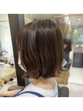 ルディー バイ ヘアーポケット(rudii by HAIR POCKET) 外はねボブ×アッシュブラウン★☆