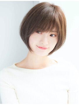 マッシュアンドマッシュアヴェダ ららぽーと福岡店(mash&mash AVEDA) 透明感カラー/丸みショート/20代/30代/40代　ららぽーと福岡