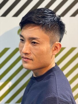 バーバーバー 四谷(BARBER-BAR) 大人カッコいい30代40代50代以上アップバンクショート