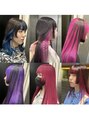 ホワイト 梅田(white) ぱっつん、姫カットの派手髪大好き☆