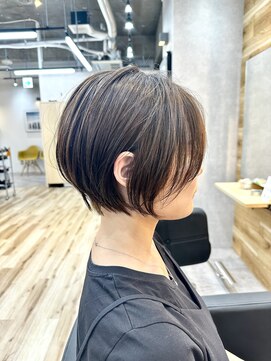 ナノヘア(nano hair) 透け感大人ショート