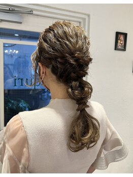 [目黒駅東口徒歩3分!]ヘアセット施術時間30分!結婚式/2次会イベントなど思い出に残る1日を華やかに演出