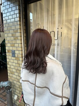 ベンジー 蔵前ii店(benji) 肌馴染みいいピンクブラウン/韓国風ミディアム/蔵前◎