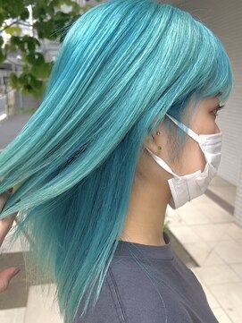 プール(POOL) 【TAISEI】似合わせカット＋ターコイズカラー