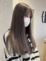 アース コアフュールボーテ 新潟紫竹山店(EARTH coiffure beaute)&nbsp;グレージュ_シルバーカラー_ダブルカラー