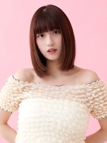 ラフィス ヘアー ポンテ 船橋店(La fith hair ponte) 【La fith】ブリーチなしダブルカラー×切りっぱなしボブ