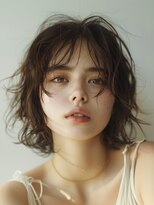 メルバ(Melva)&nbsp;黒髪/ボブルフ/ネビージュ/小顔/ワンレン/水戸/髪質改善/前髪