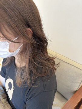 アンソル オブ リシェール(N'SOL of RICHAIR) 前髪/アンブレラカラー/こなれミディ/イメチェン/ウェーブパーマ