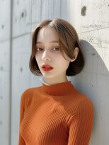 クラン(Chlan)&nbsp;小顔大人女性のボブルフヘアー×韓国夫婦ワンレンボブ