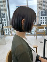 ビューナゴヤ 名駅(VIEW NAGOYA)&nbsp;黒髪カタログ/ボブルフ/小顔に見せるヘア/ワンレン