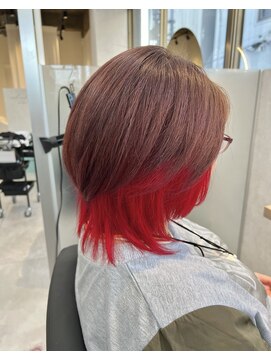 ニカ(NIKA) ウルフインナーレッド/美髪/