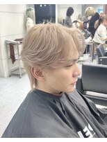 メンズペレ 渋谷(MEN'S PELE)&nbsp;ニュアンスパーマ/韓国マッシュ/スパイキーショート/渋谷