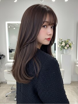 エル 新小岩(elu) 美髪/ワイドバング/レイヤーカット/くすみベージュ/新小岩駅