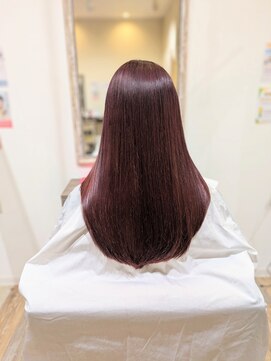 オシャマヘアー マチニワ店 メテオカラー髪質改善カラー