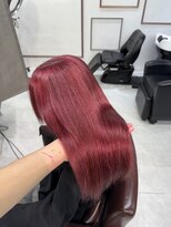 テテ(TETE) 【TETE】エデン 韓国風ワインレッド 心斎橋×長堀橋