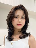 ミーム 原宿 表参道(meme)&nbsp;コテが使えなくてもこの髪型になれます◎レイヤーカット