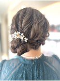 結婚式ヘアセット