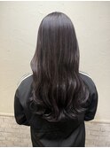ナチュラルダークバイオレットカラー韓国暗髪　UCHIDA渋谷