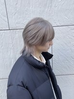 ハイライト/マッシュパーマ/ウルフ/アッシュブラック/渋谷駅
