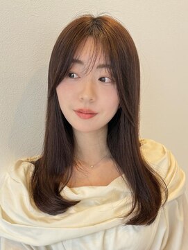 コードライン 静岡伝馬町店(CODE.LINE) 《CODE.LINE》30代40代小顔ワンカールミディアムレイヤー