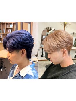 人気のハイライトや最旬トレンドカラーもお任せください◎【津田沼/津田沼駅/メンズ/メンズパーマ】