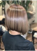 【BOTANIUM by Rr SALON】前下がりショートボブ×ハイライト☆