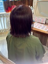 ユーシャンボール(U-CHAMBORD) 艶感ナチュラルミディ【寝屋川/髪質改善/白髪ぼかし】