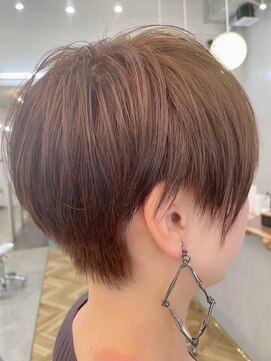 ロミー 本厚木(ROMMY.) 丸みマッシュボブ◎マニッシュ◎イルミナカラーくすみベージュ◎