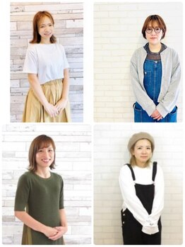 レア シナモ(rea cinnamo)の写真/【守谷/駐車場有】女性スタイリスト多数♪女性ならではの視点でご提案とじっくり丁寧なカウンセリングが◎