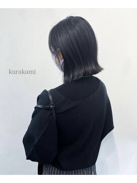 ヘアサロン エフ 渋谷(F) #ブルーブラック　#ブルーグレー　#ブルーカラー