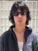 テクネ 天神大名(techne)&nbsp;天神大名シャドウパーマスパイラルパーマセンターパートウルフ