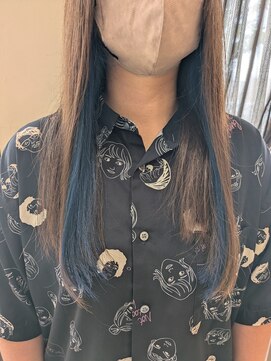 アンジュ グリーンパーク店(ange) ネイビーブルーの落ち着きインナー