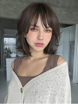 アンドレイ 表参道(andrey) ミディアムヘア/デザインカラー/フェイスフレーミング/表参道