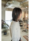 外ハネボブ×髪質改善ストレート
