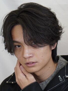 ビカム 名駅(become) 【フェザーパーマ】メンズ毛流れ