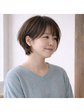 スープレックス ヘアーデザイン(SOUPREX HAIR DESIGN) ミセス美フォルムショートボブ 20代 30代 40代 50代 髪質改善