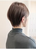 say.ショートボブひし形ショートホワイトシルバーハイライト