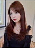 ロングヘア*レイヤーカット*ブラウン*髪質改善トリートメント