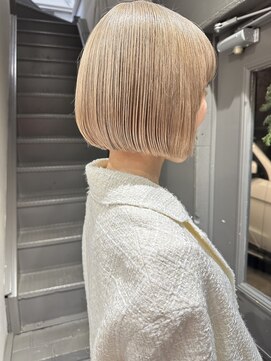 フェンヘアーアイス 中目黒(Fen.hair ici) 20代30代大人可愛いダブルカラーブリーチハイトーンカラー