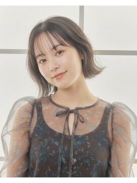 フレイムス ヘアアンドリラックス 大宮東口店(Frames) 【20代30代40代50代】　前髪長めショートボブ
