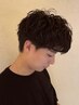 【男性人気No.2】デザインカット+眉カット