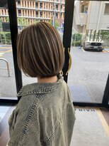 アース 川口店(HAIR&MAKE EARTH) 白髪ぼかしで叶える艶感ミディアムレイヤー