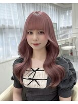 メル 表参道(Mel) 韓国風くびれ巻きレイヤーカット♪ピンクベージュ