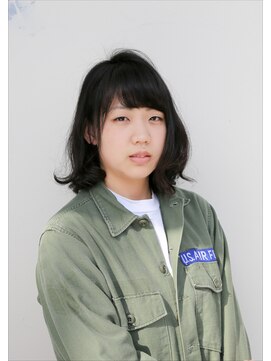 モカ ヘアーデザイン(moca HAIR DESIGN) ミディアムボブふんわりパーマ