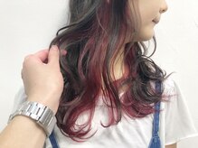 アジールヘア 所沢プロペ通り店(agir hair)の雰囲気（人気のインナーカラー8,800円♪【所沢/所沢プロぺ通り/学割U24】）