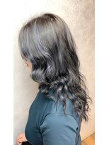 ヘアサロンエム 川越(HAIR SALON M)&nbsp;外ハネボブ/アッシユブラウン/ネオウルフ/デザインカラー