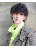ミディアムマッシュウルフスタイル